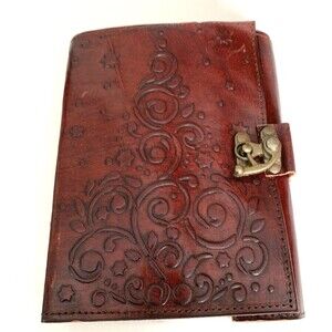 Hideghar House of Leather Garden Flower Journal 7" x 5 1/2" New Sealed